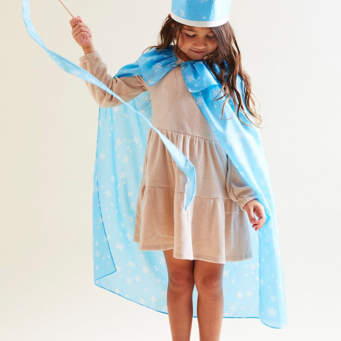 Sarah's Silks Cape - Snowflake