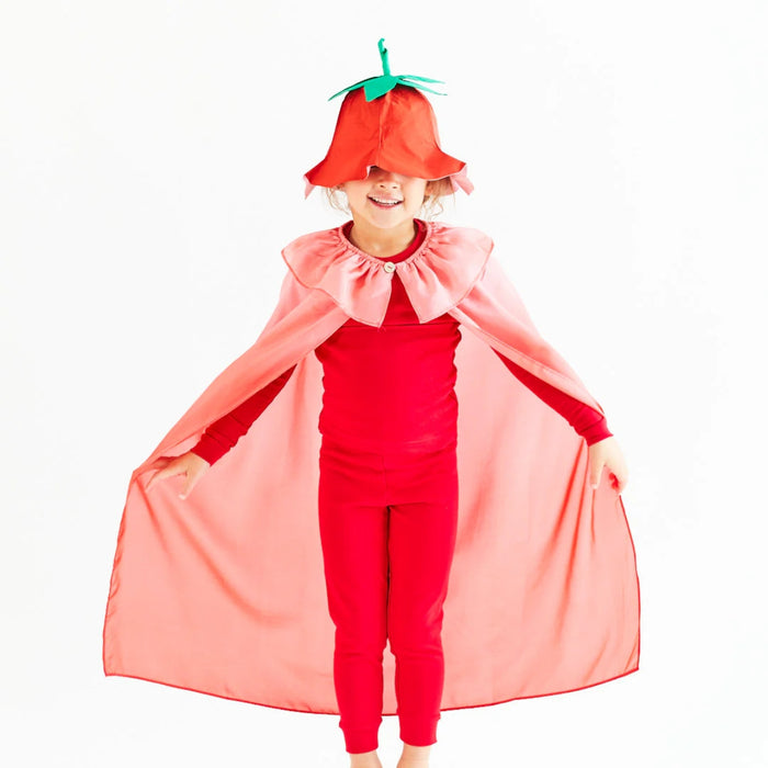 Sarah's Silks Cape - Strawberry