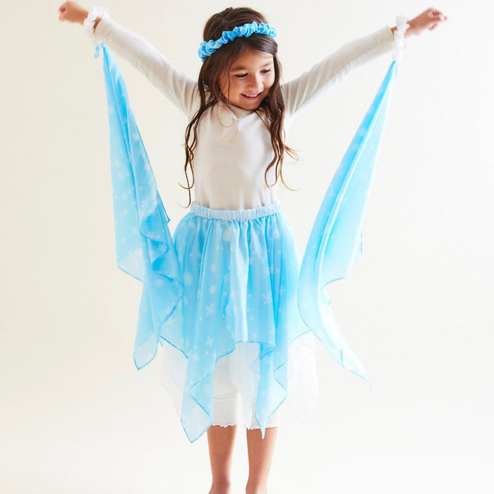 SS-312312 Sarah's Silks Fairy Skirt - Snowflake