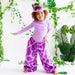 SS-312407 Sarah's Silks Pants - Purple Giraffe