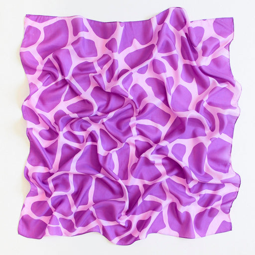 SS-502447 Sarah's Silks Playsilk - Purple Giraffe