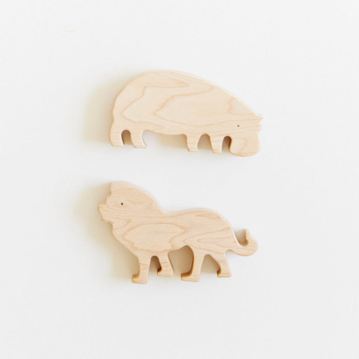 SS-12433 Sarah's Silks Wooden Hippo