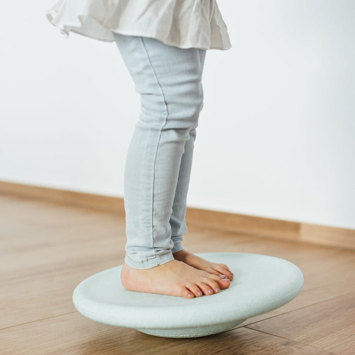 Stapelstein Round Balance Board, Stepping Stone, and Open Ended Toy in Mint from Australia