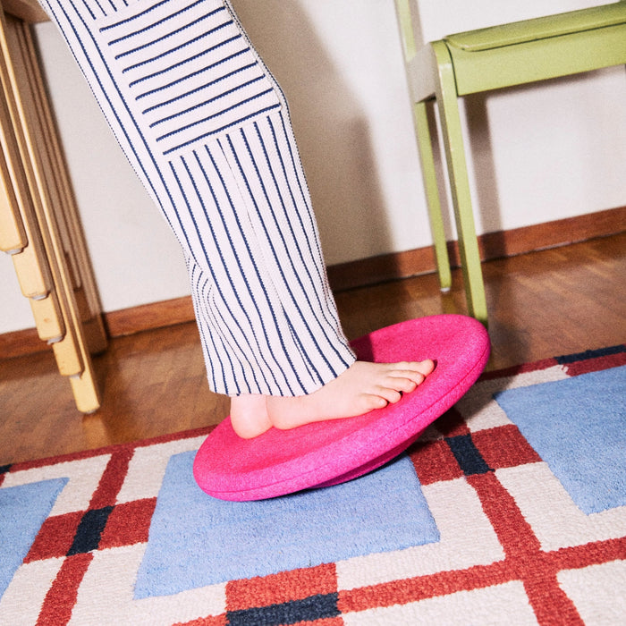 Stapelstein Round Balance Board, Stepping Stone, and Open Ended Toy in Pink from Australia