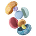 Stapelstein Balance Stepping Stones Original + Inside Combination, Set of 8, Rainbow Pastel from Australia