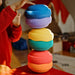 Rainbow Stapelstein Balance Stepping Stones Original Mini, Set of 6, from Australia