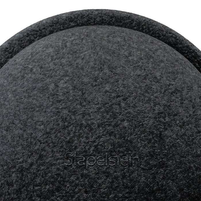 Single, Solid Colour Stapelstein Original Balance Stepping Stone in black from Australia