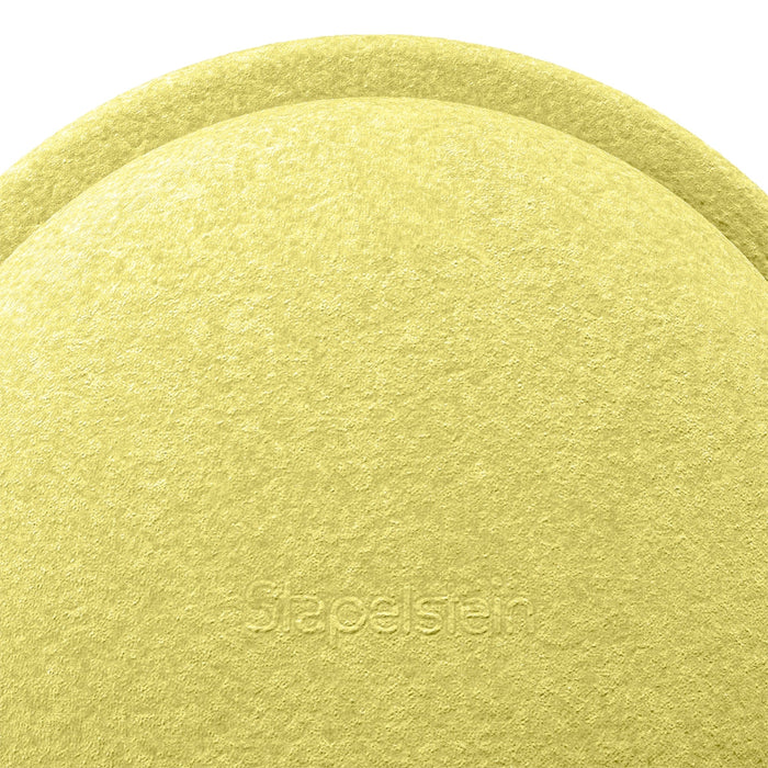 Single, Solid Colour Stapelstein Original Balance Stepping Stone in light yellow from Australia