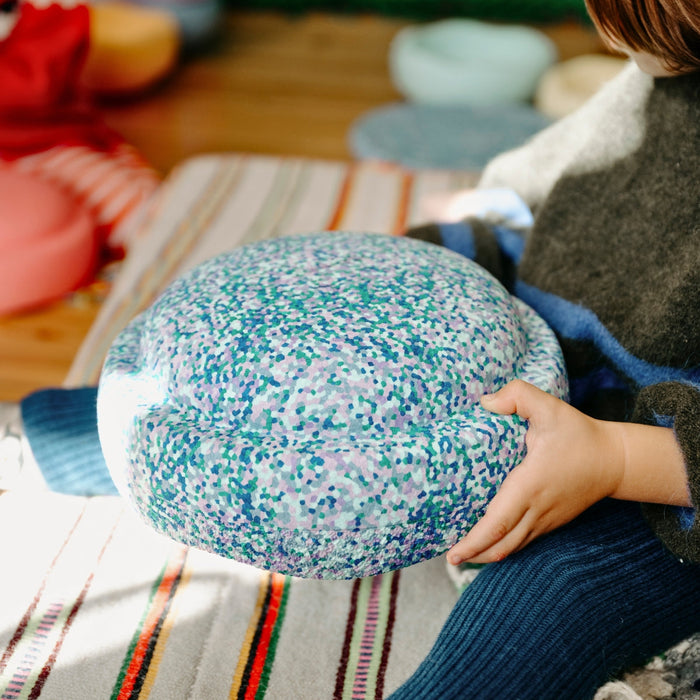 Single Stapelstein Original Balancing Stepping Stone in a special multicoloured design from Australia