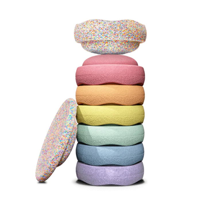 Stapelstein Balance Stepping Stones Rainbow Bundled Set from Australia