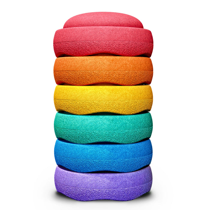 Stapelstein Balance Stepping Stones Rainbow Bundled Set from Australia