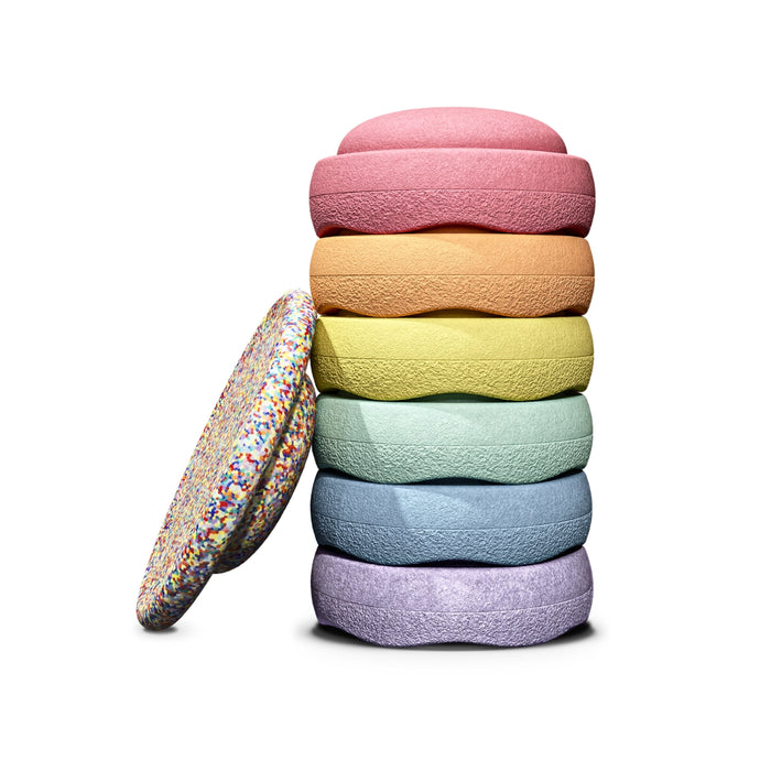 Stapelstein Balance Stepping Stones Rainbow Bundled Set from Australia