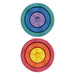 Set of 6 Rainbow Classic Staplestein Balance Stepping Stones for Kids from Australia