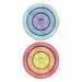 Set of 6 Rainbow Pastel Staplestein Balance Stepping Stones for Kids from Australia