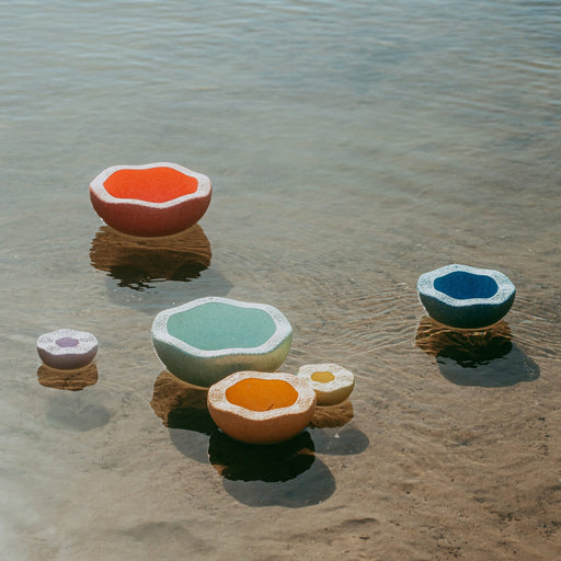 Set of 6 Rainbow Pastel Staplestein Balance Stepping Stones for Kids from Australia