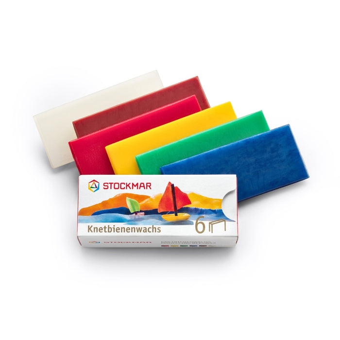 STOCKMAR Modelling Beeswax 6 Assorted Colours from Australia