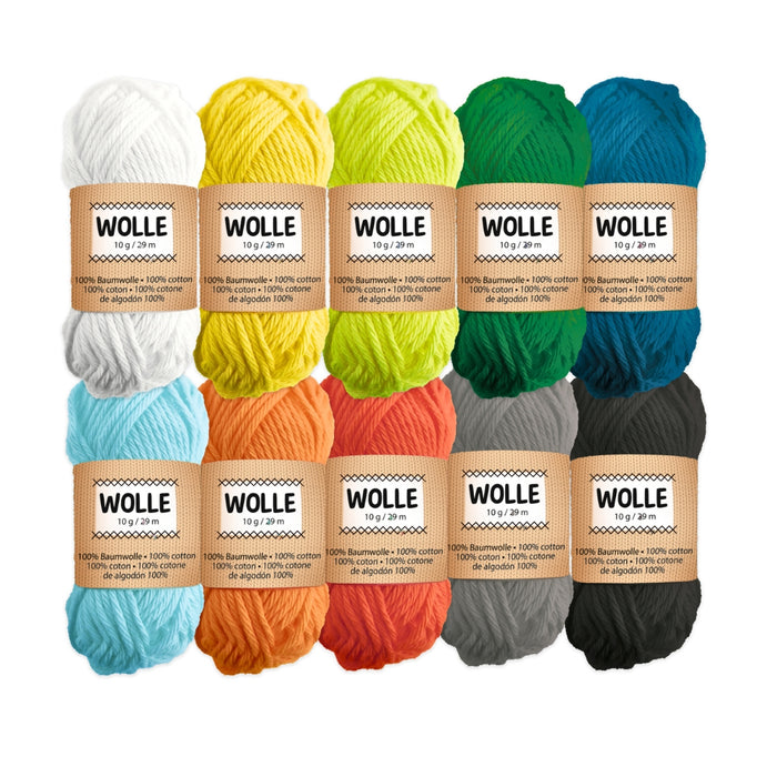 URSUS Cotton Yarn Bold Colours 10 x 10g from Australia