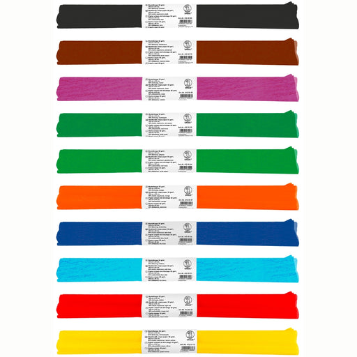 URSUS Crepe Paper 10 Rolls, 10 Colours from Australia