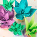 Succulent and Plants Origami using URSUS Folding Paper Pastel, 10 Colours from Australia