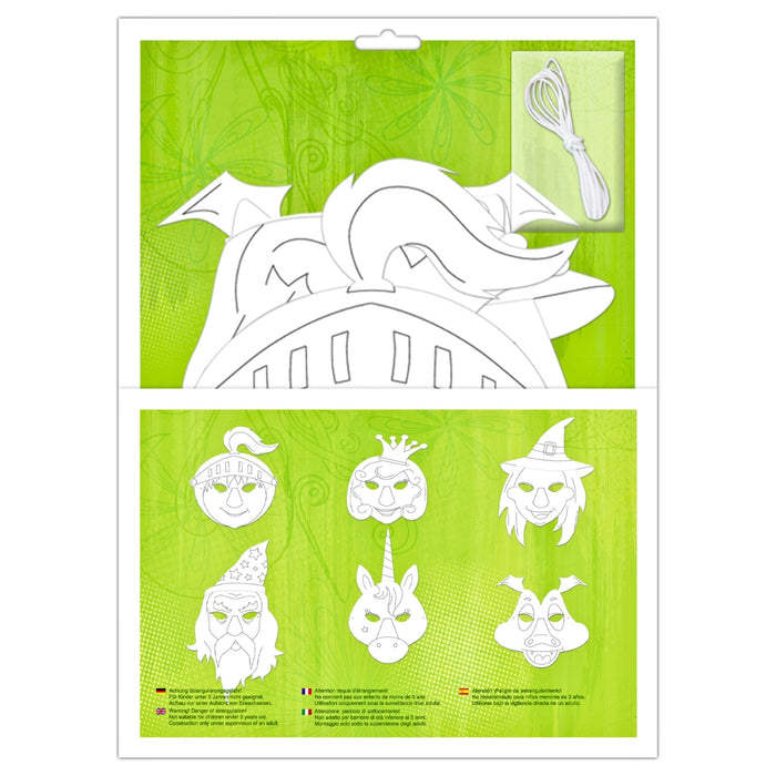 URSUS Paper Crafts DIY Kid's Masks, Set of 6 Fairytale from Australia