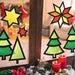 URSUS Paper Crafts DIY Kit Window Art, Set of 12 Christmas Trees & Stars from Australia