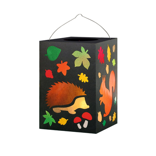 URSUS Paper Crafts DIY Lantern, Black Box Autumn Animals from Australia