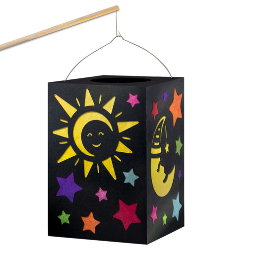 URSUS Paper Crafts DIY Lantern, Black Box Sun, Moon & Stars from Australia