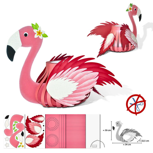 URSUS Paper Crafts DIY Lantern Flamingo from Australia