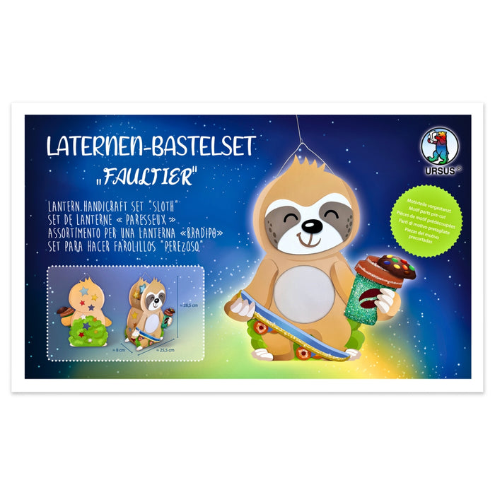 URSUS Paper Crafts DIY Lantern Sloth from Australia