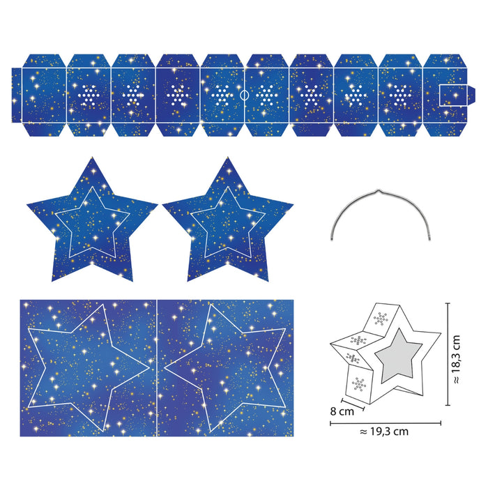 URSUS Paper Crafts DIY Lantern, Twinkle Star Starry Sky from Australia