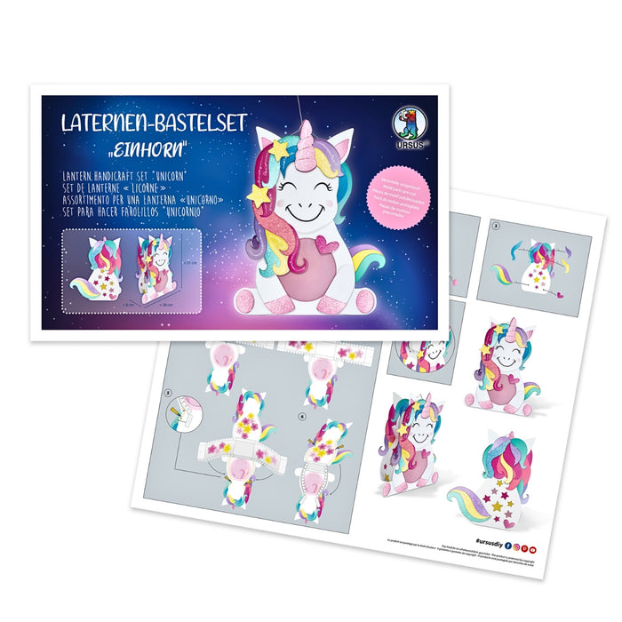 URSUS Paper Crafts DIY Lantern Unicorn from Australia