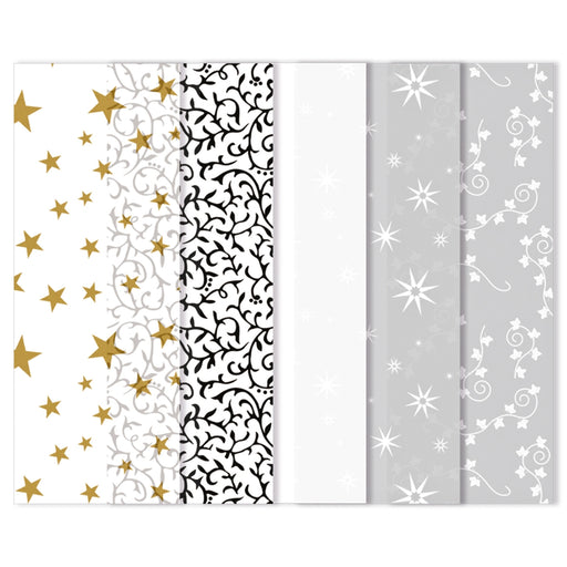 URSUS Paper Crafts - Window Star Translucent Folding Paper, 80 Sheets Winter from Australia