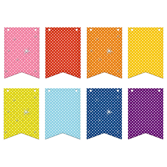 URSUS Pennant Banner 8 Colours Polka Dot from Australia