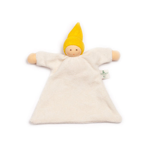 Nanchen Baby Comforter Waldorf Doll Nuckel Yellow from Australia