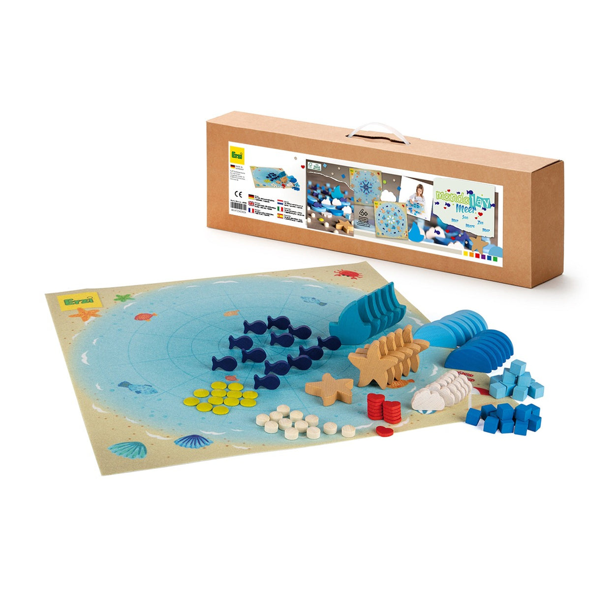 Erzi MandaLay Ocean Mandala Loose Parts Erzi Learning — Oskar's Wooden Ark