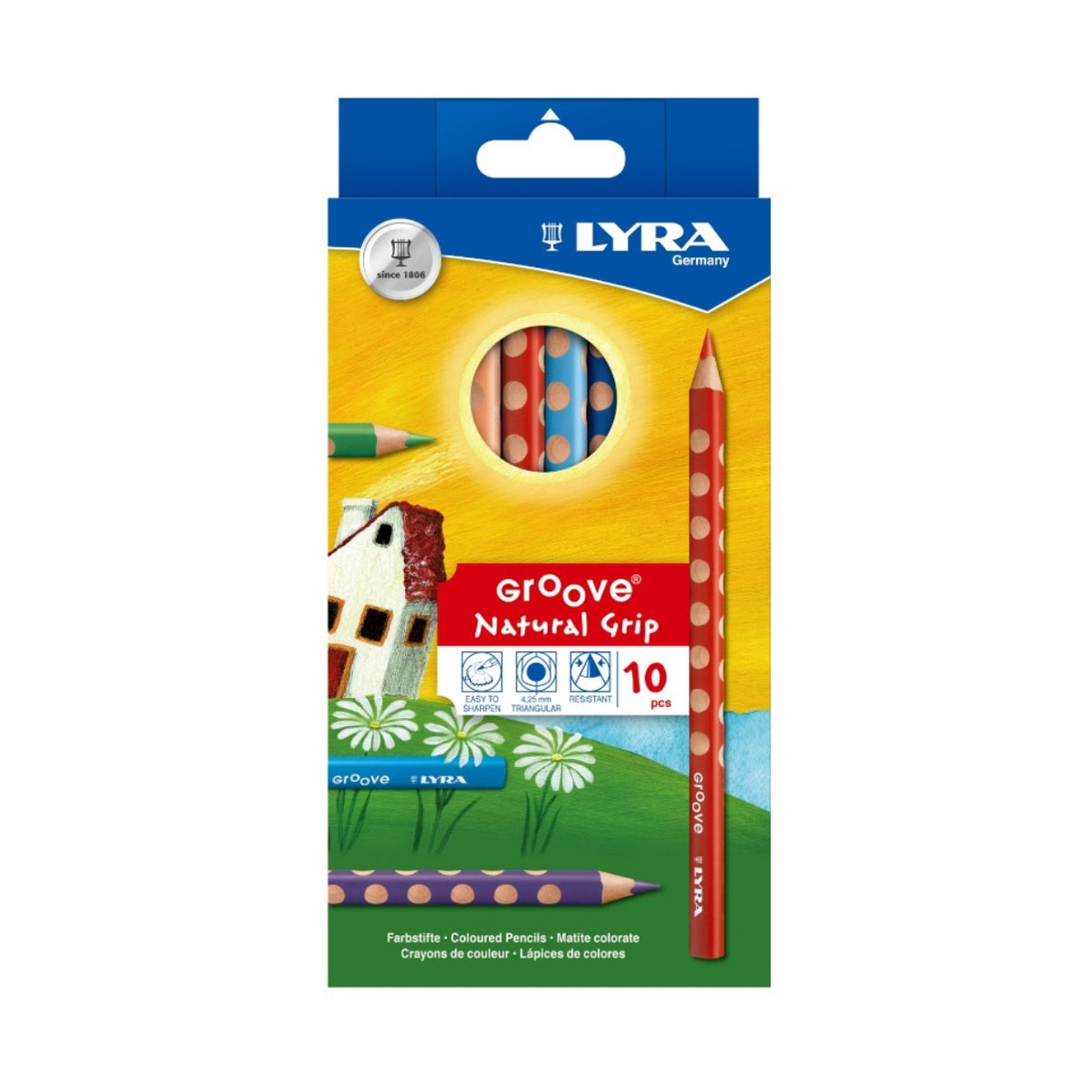 LYRA Groove Coloured Pencils - 10 Pencil Pack In Australia — Oskar's ...