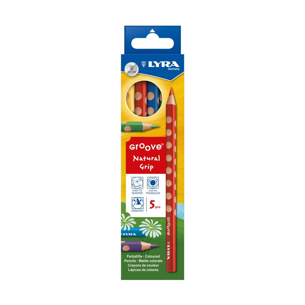 LYRA Groove Coloured Pencils - 5 Pencil Pack In Australia — Oskar's ...