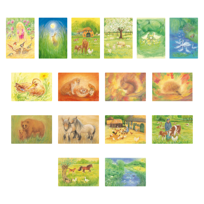 95305090 Animals' assorted pk of 16 by Marjan van Zeyl