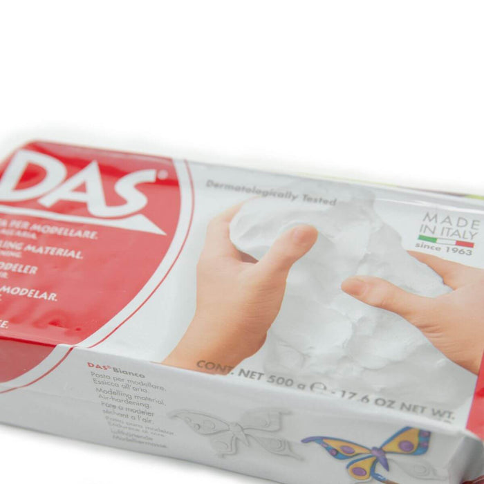 DAS Air Drying Modelling Clay for Art & Craft in White or Terracotta - 1kg