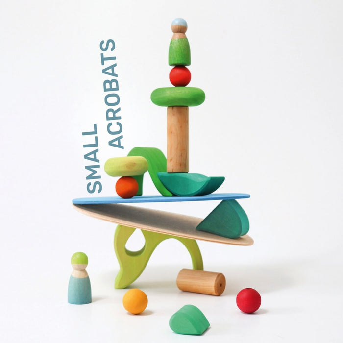 Wooden Acrobat Toy, Montessori Wooden Toy, Handmade Acrobat Toy