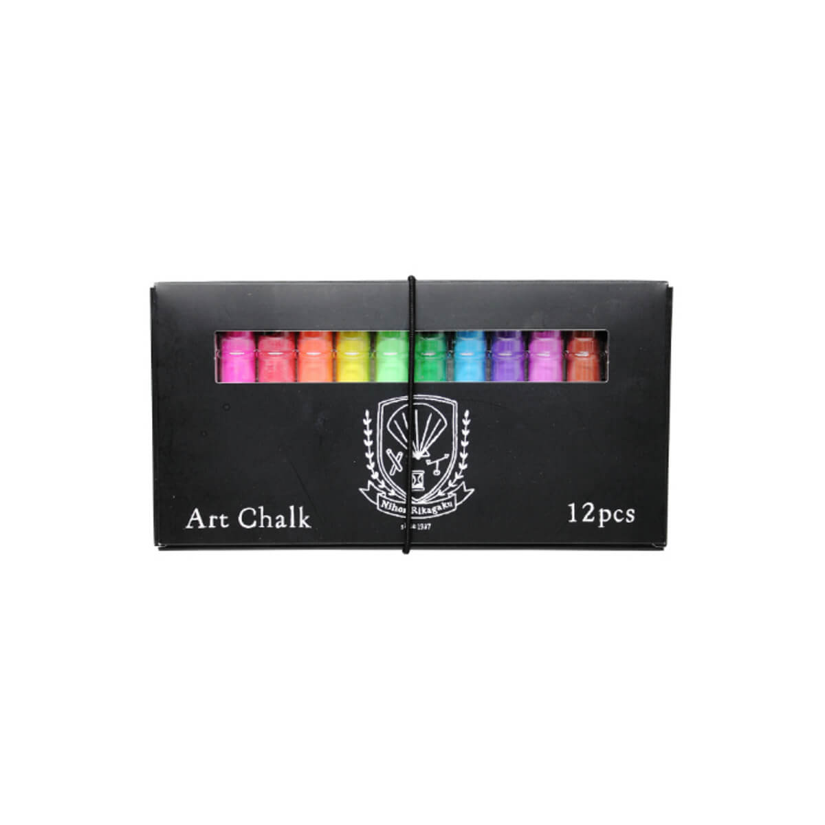 KT-SAC-12 Kitpas Dustless Art Chalk 12 Colours