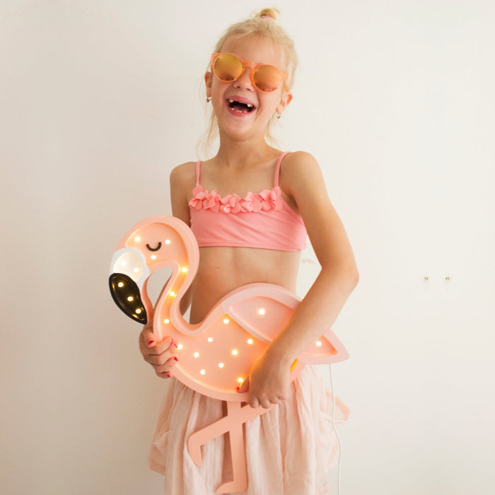 LL048-335 Little Lights Flamingo Lamp - Pastel Shrimp