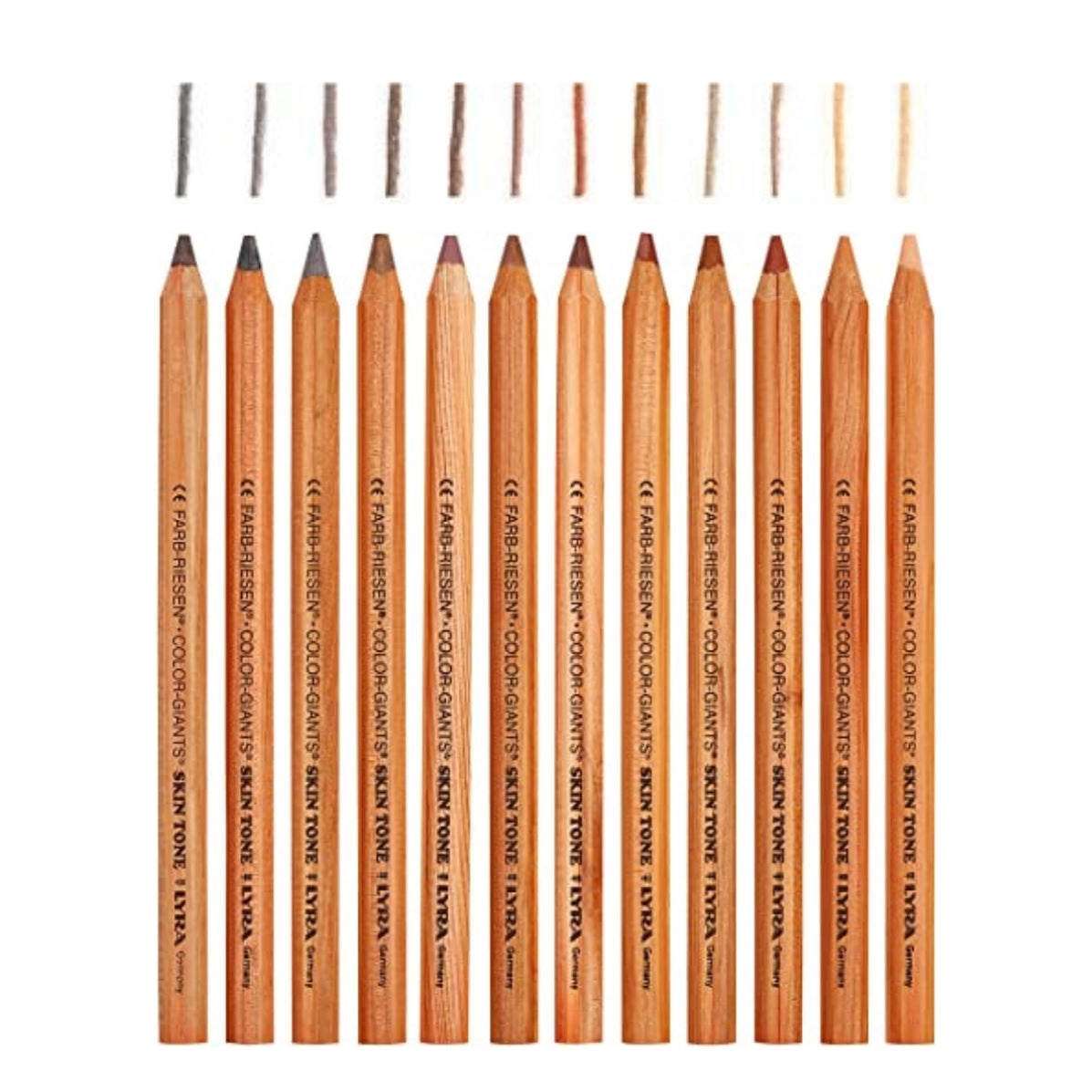 LYRA Colour Giants Skin Tones Pencil Set 12 — Oskar's Wooden Ark