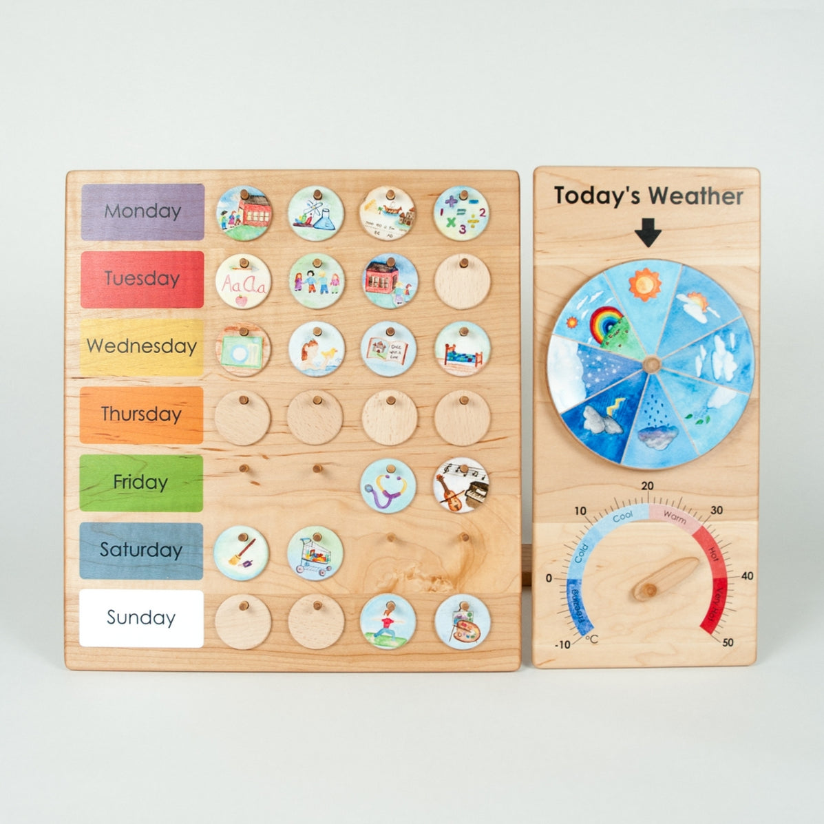 From Jennifer Weekly Rhythm Chart Waldorf Coloured in Australia — Oskar ...